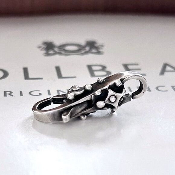 TROLLBEADS Clasp Of New Beginnings Lock LAA 925S NEW! Dots, Buds, $80 Retail - Picture 4 of 5